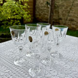 Crystal wine glasses from Arques Auteuil