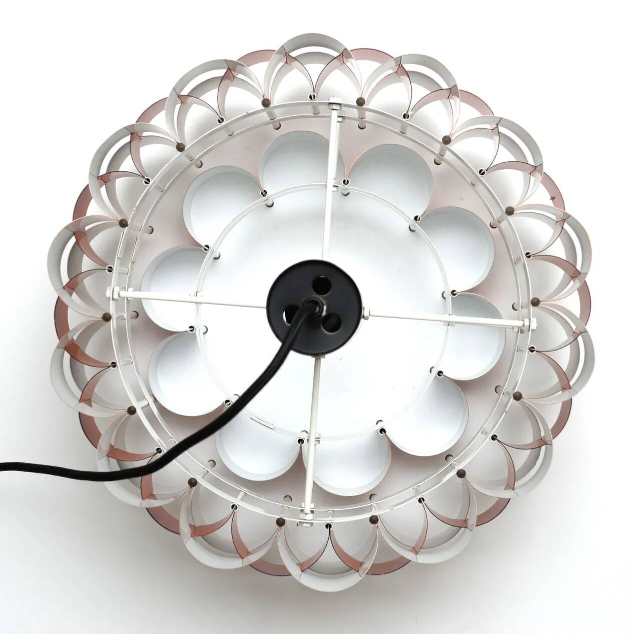 Copper lamp by Werner Schou for Coronell Elektro, 1970s