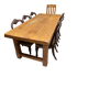 Solid wood farmhouse table