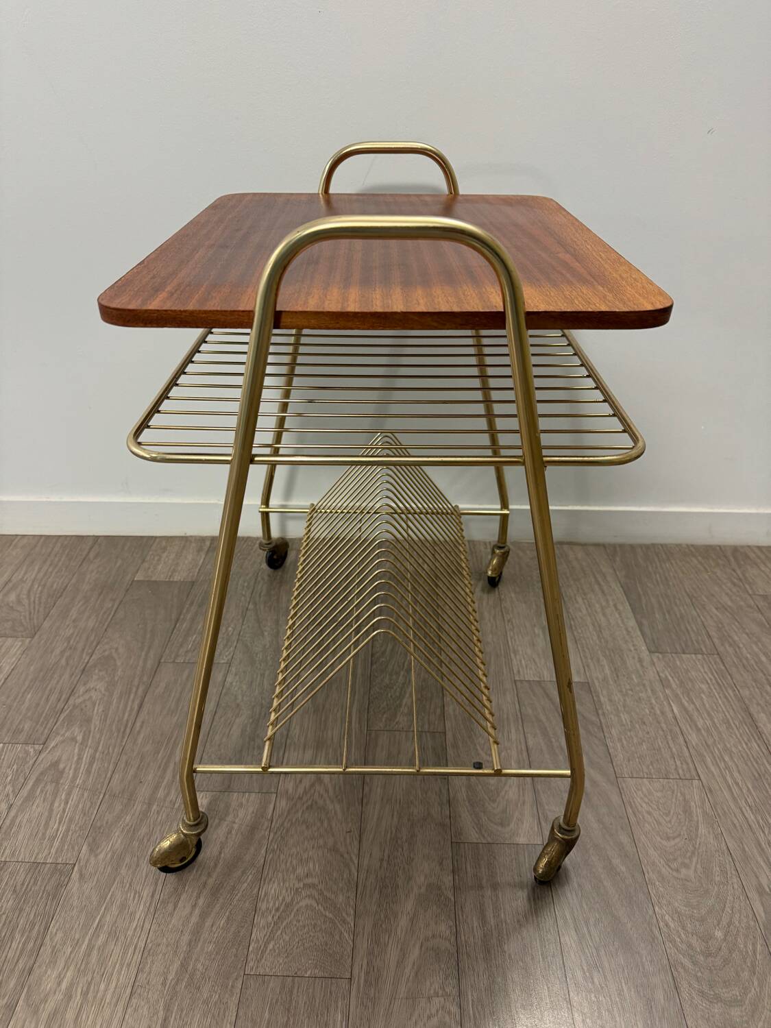 60s vinyl record trolley
