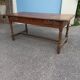 Old farmhouse table 2 drawers