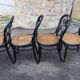 8 chaises Thonet modèle n°4 dites "café Daum" 1880