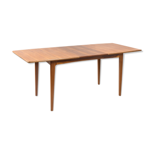 Table à manger extensible en teck du milieu du siècle
