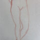 Female nude drawing