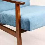 Fauteuil vintage Ocean Blue Fox, années 1970