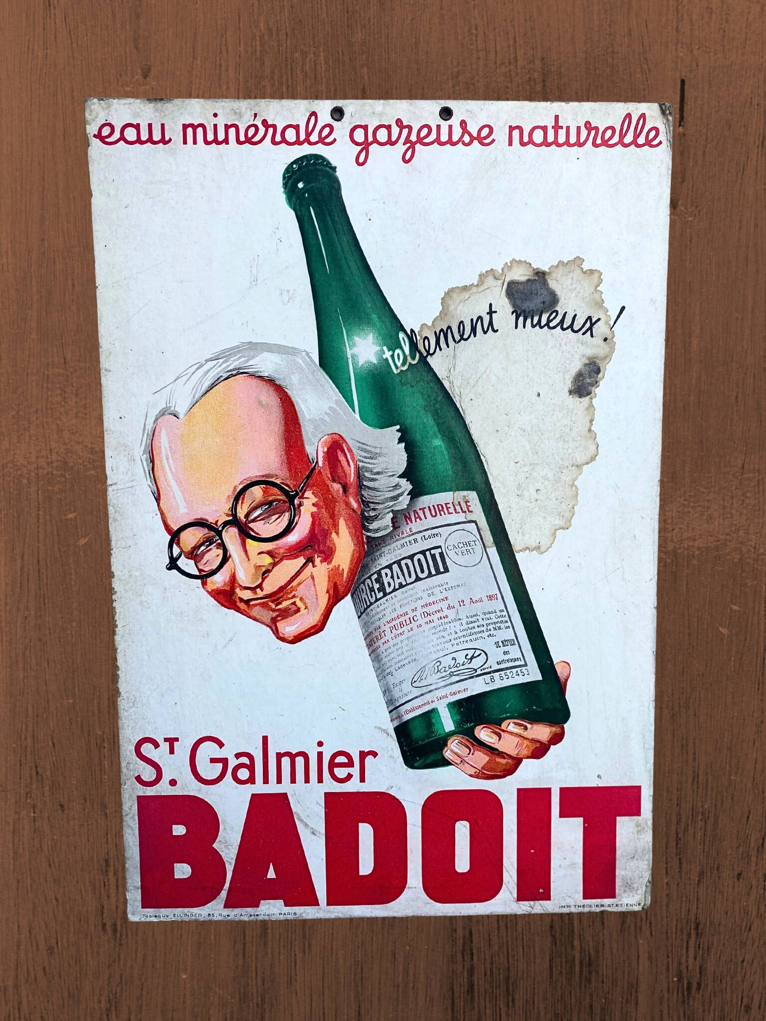 St Galmier Badoit Poster