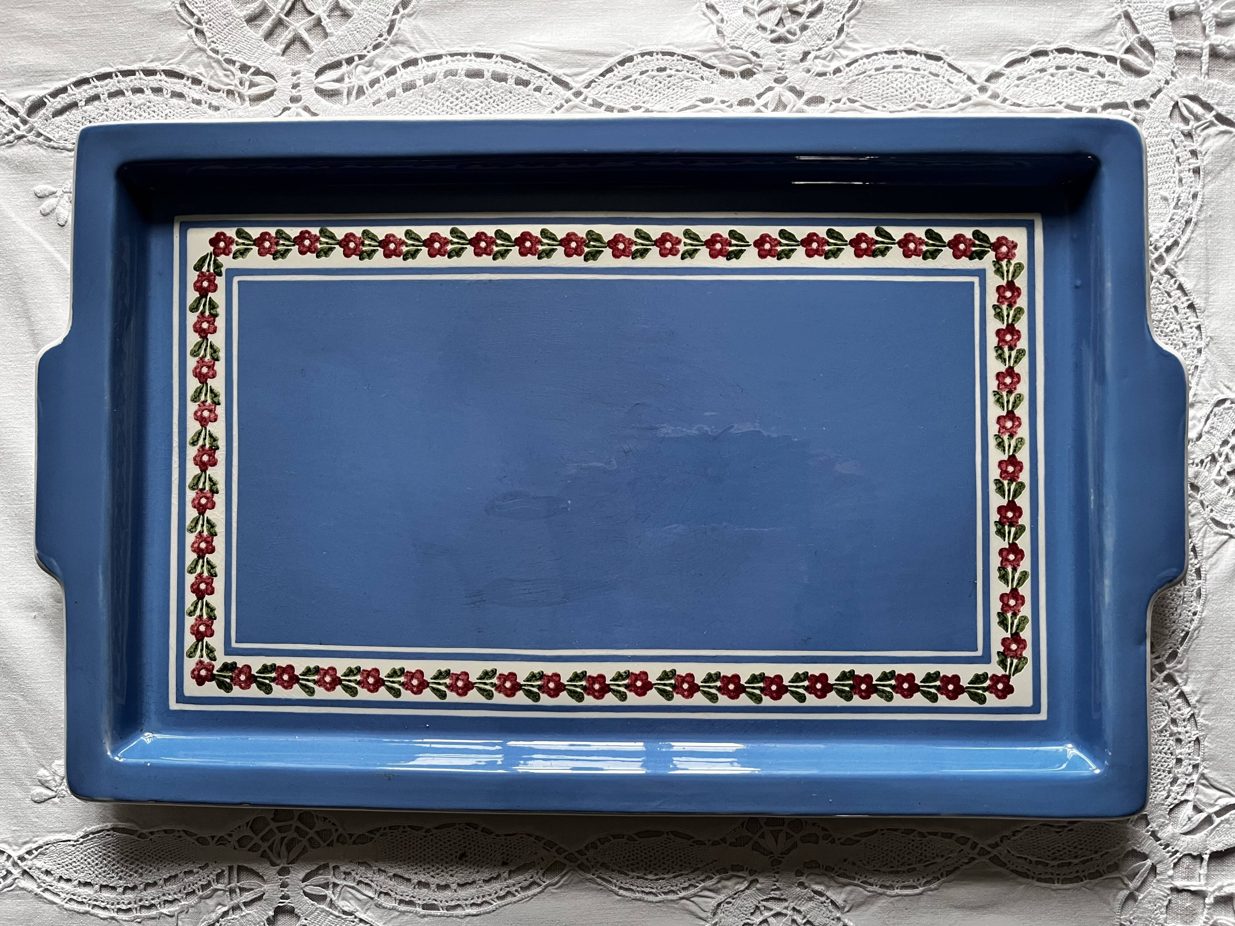 Service tray Sarreguemines Digoin