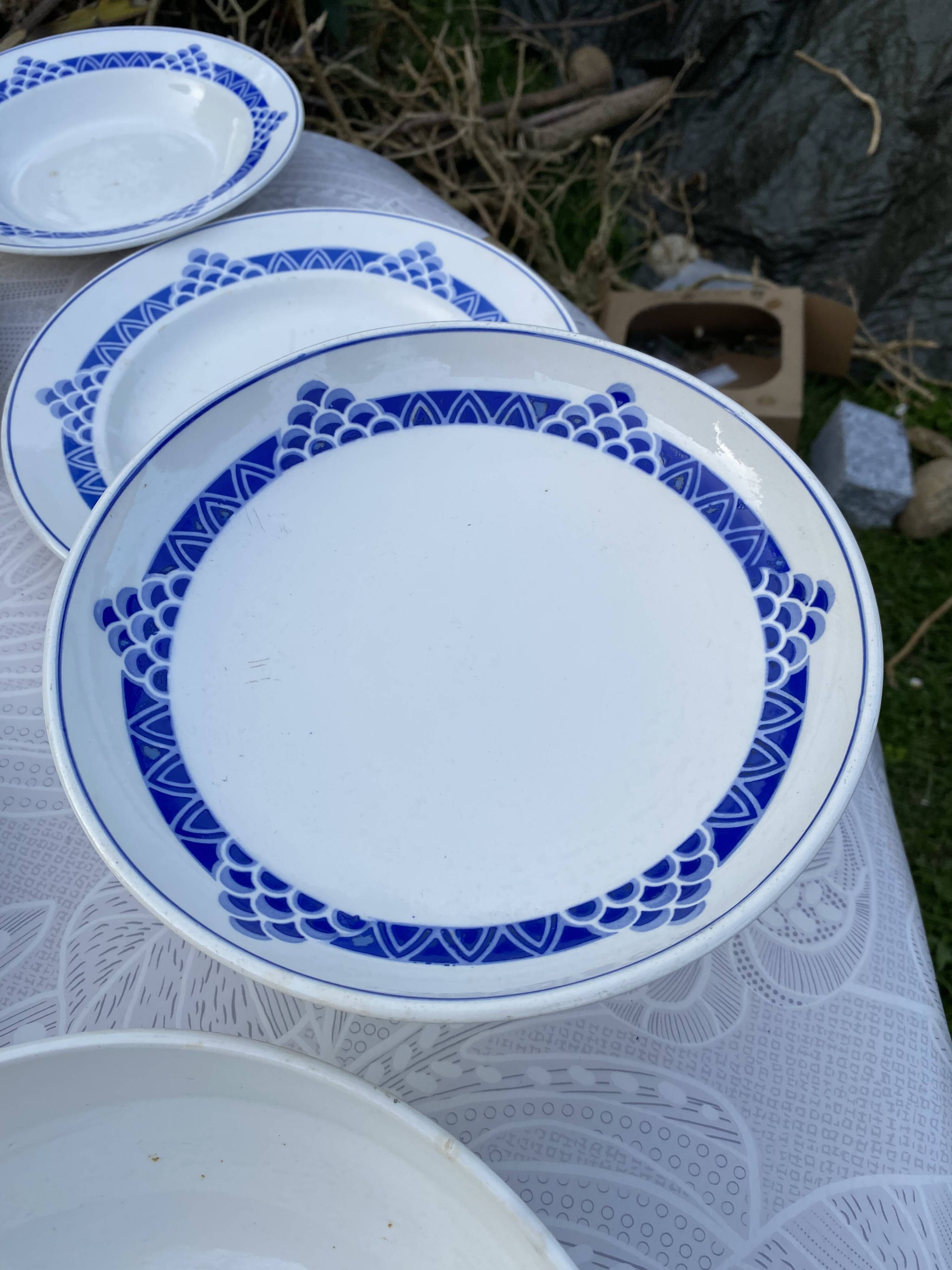Magnifique Service de Table Vintage – Modèle "Ariège" (Digoin Sarregue