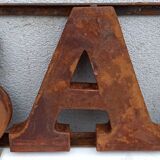 Rusty metal plate BAR