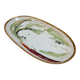 Small oval dish / China porcelain catchall