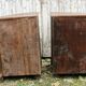Pair of Louis XV style curved corner cabinets
