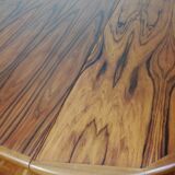 Central-footed rosewood round table