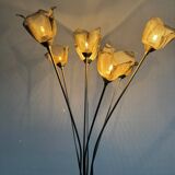 Unique floor lamp by Massive with 7 roses