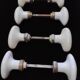 Set of 4 pairs of porcelain handles (B-0023)