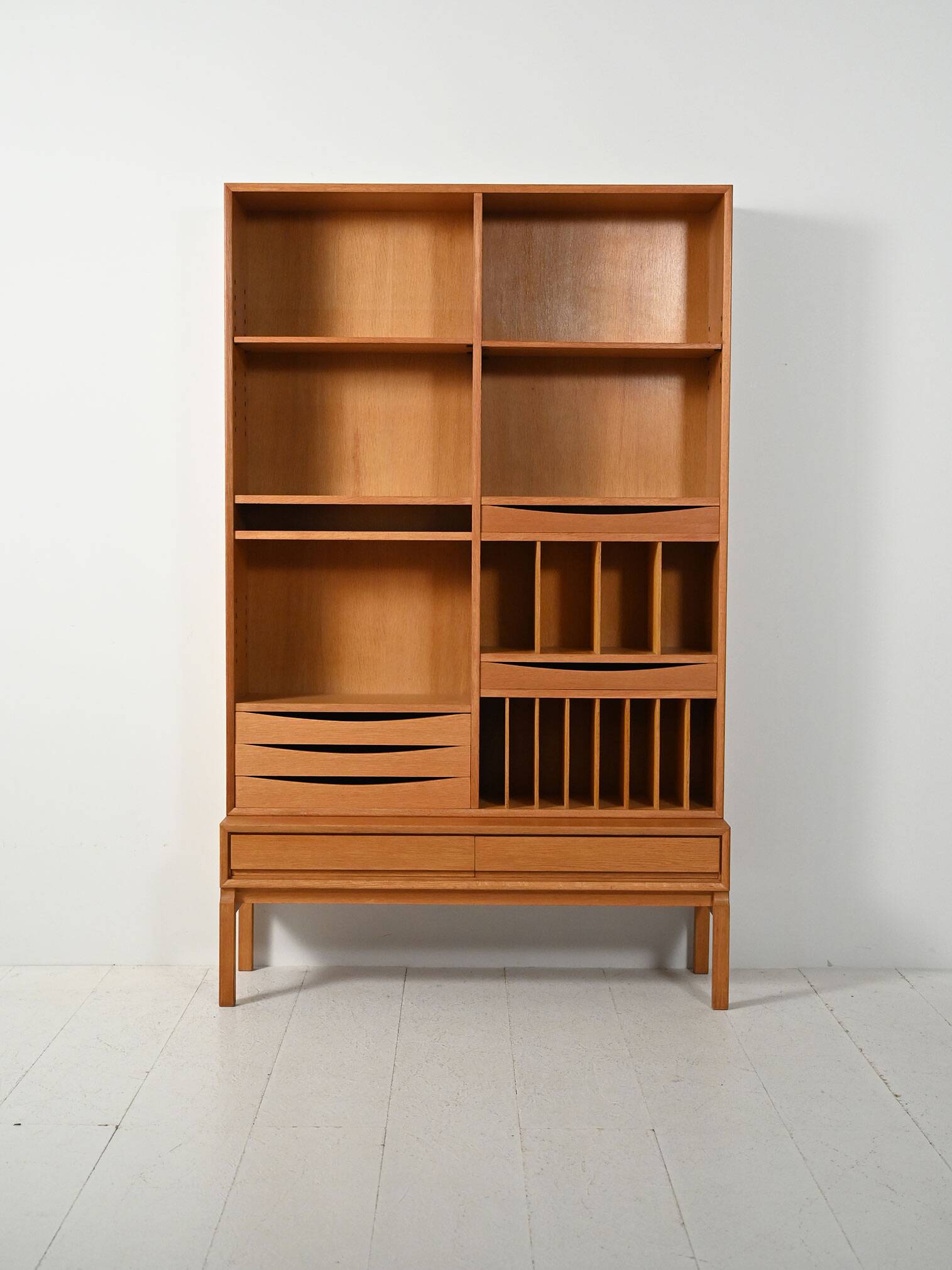 Oak bookcase by Marian Grabinski