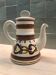 Hand-painted teapot signed Henriot in Quimper faience.