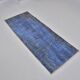 Small Blue Vintage Handknotted Rug