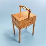 Old large wooden worker - Torck sewing box