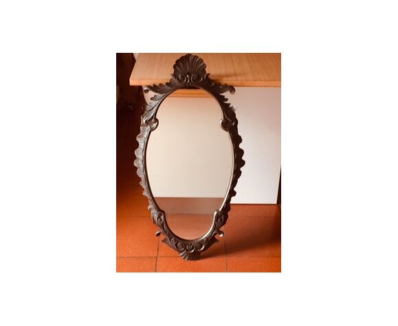 Miroir barroque noir