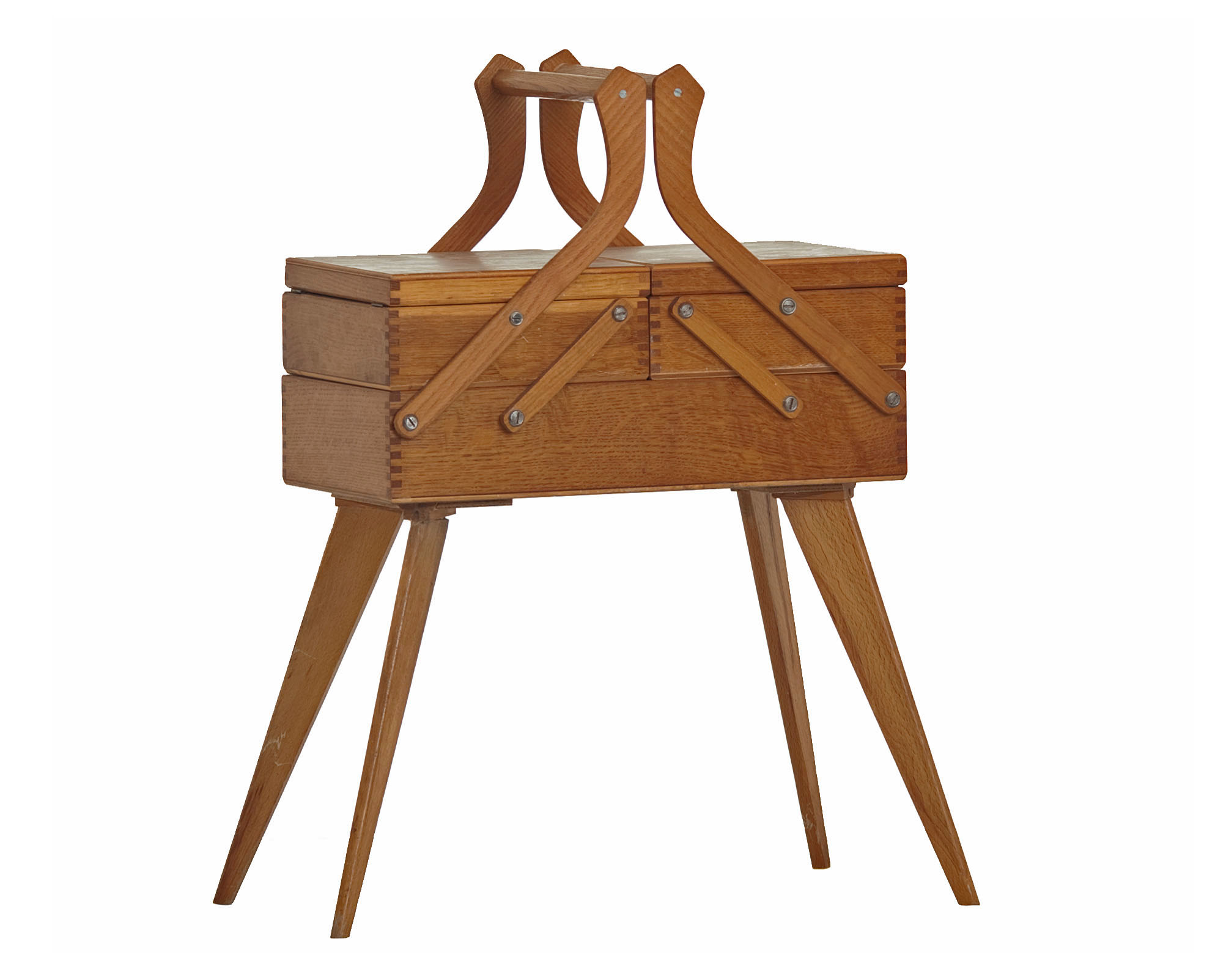 Vintage sewing basket