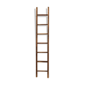 Echelle en bois patiné