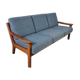 3-seater teak Scandinavian sofa by Juul Kristensen, Denmark 1970s