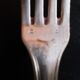 Silver metal cutlery