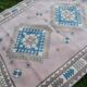 Vintage Turkish Oushak rug 155x190 cm