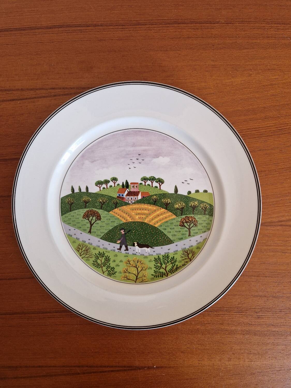 VILLEROY & BOCH Laplau dish, Naïf design - diameter 27 cm