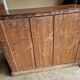 Mahogany and mahogany veneer sideboard - English work from the Victorian period - Circa 1870-1880