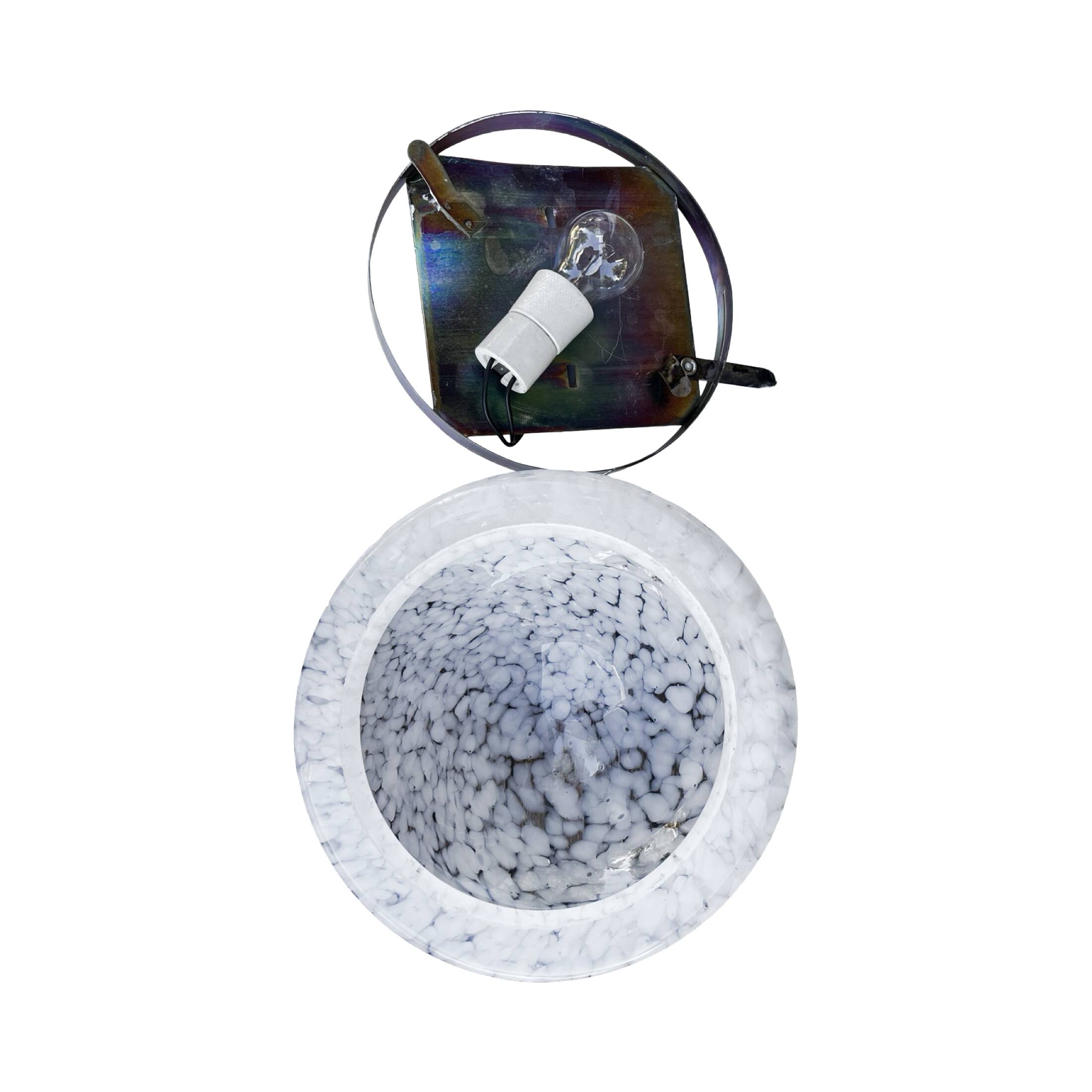 Plafonnier – verre d’art, Limbourg, Allemagne, années 1970.