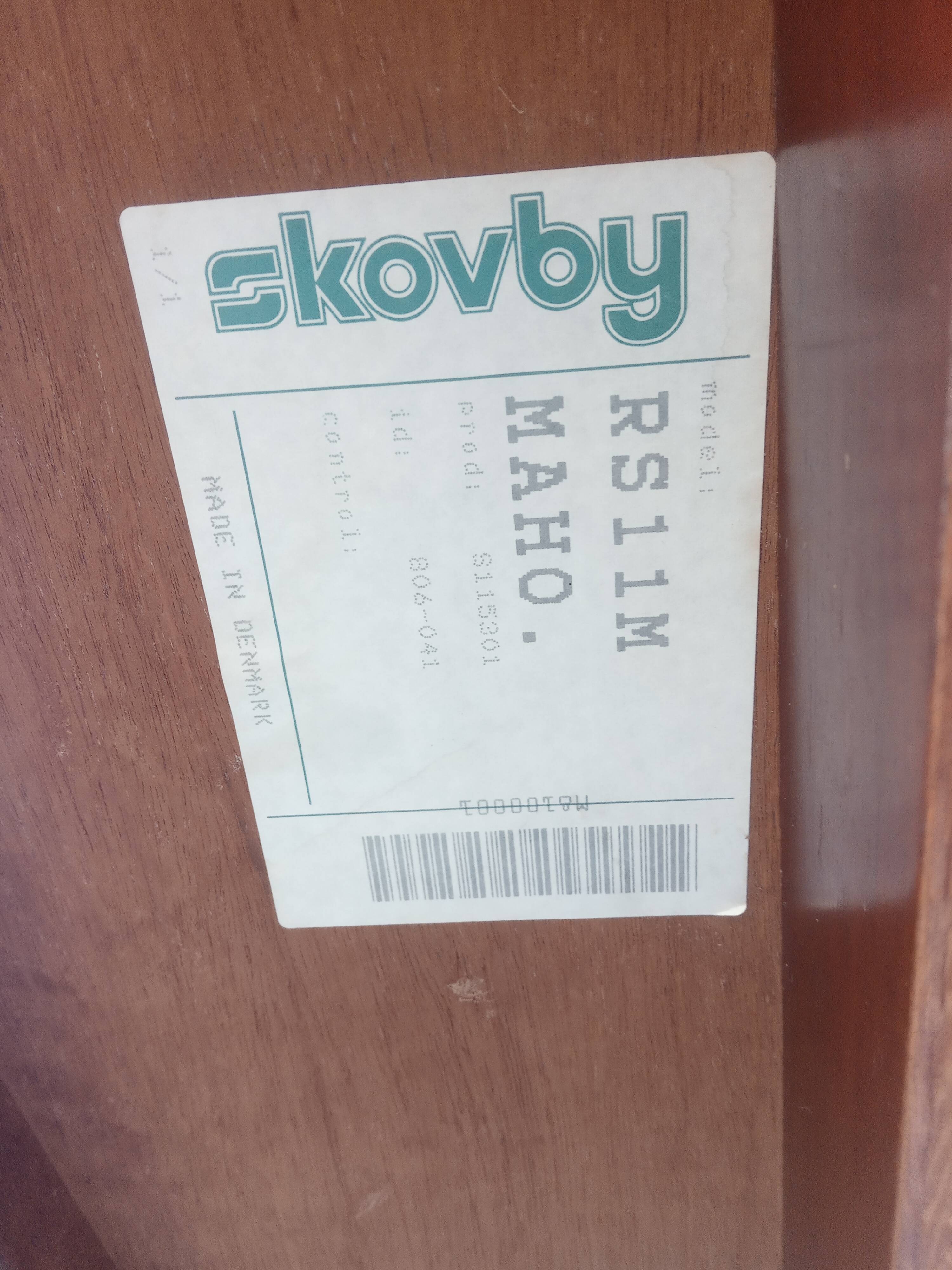 Stretchy vintage table Skovby Denmark 60s