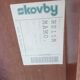Stretchy vintage table Skovby Denmark 60s