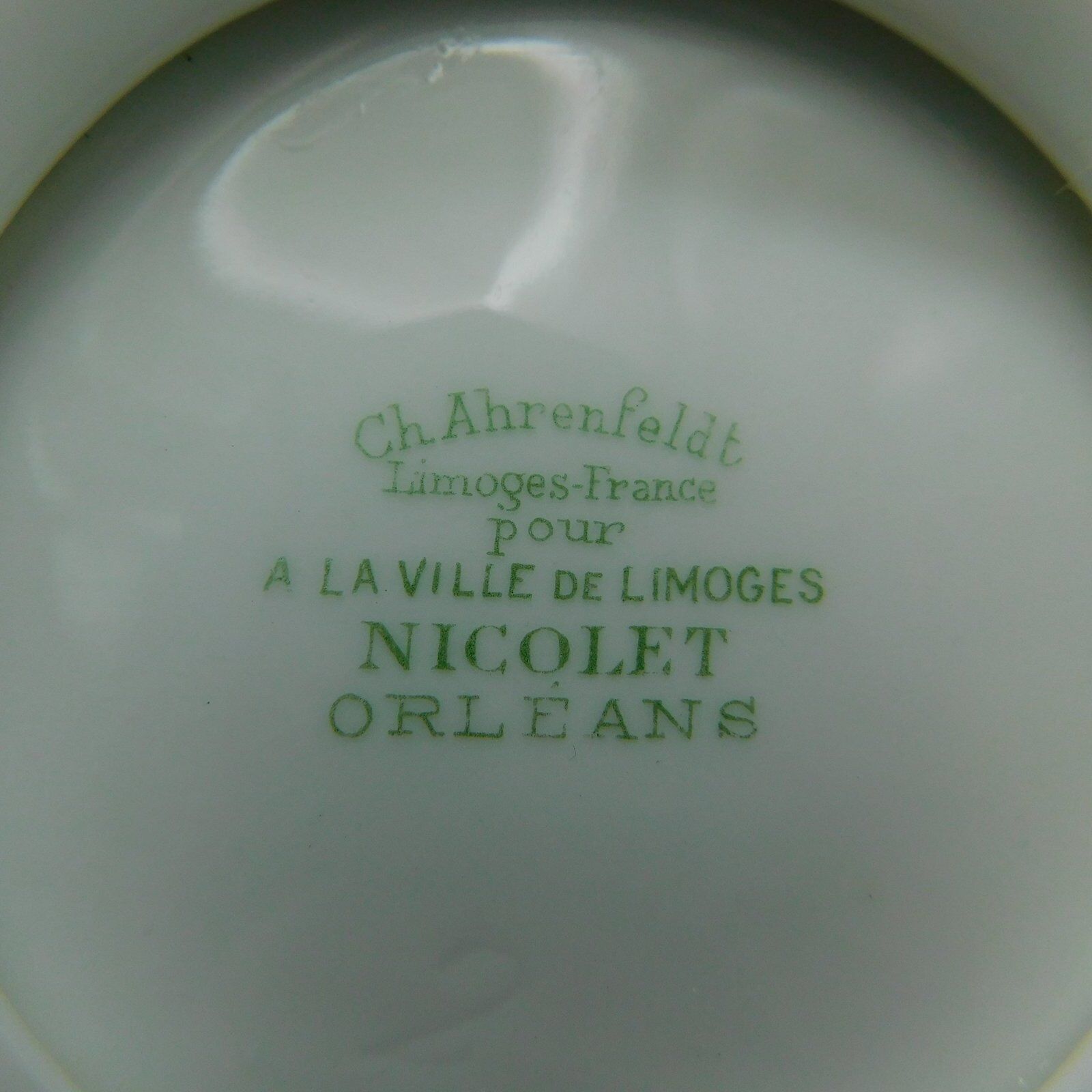 Saucière Charles Ahrenfeldt art deco - white and silver