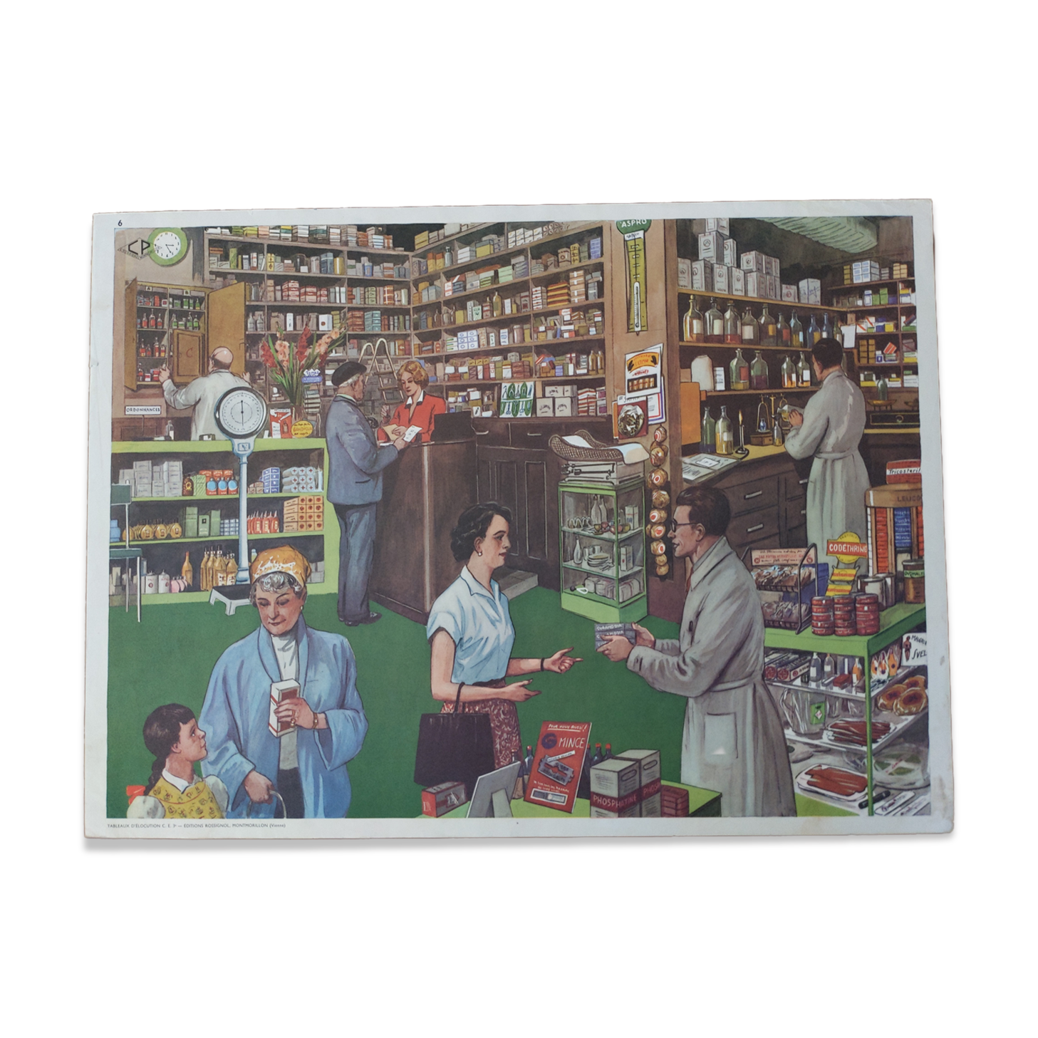 Old school poster nightingale vintage 60s
