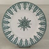 Plate foot shower porcelain opaque iron earth gien model annam