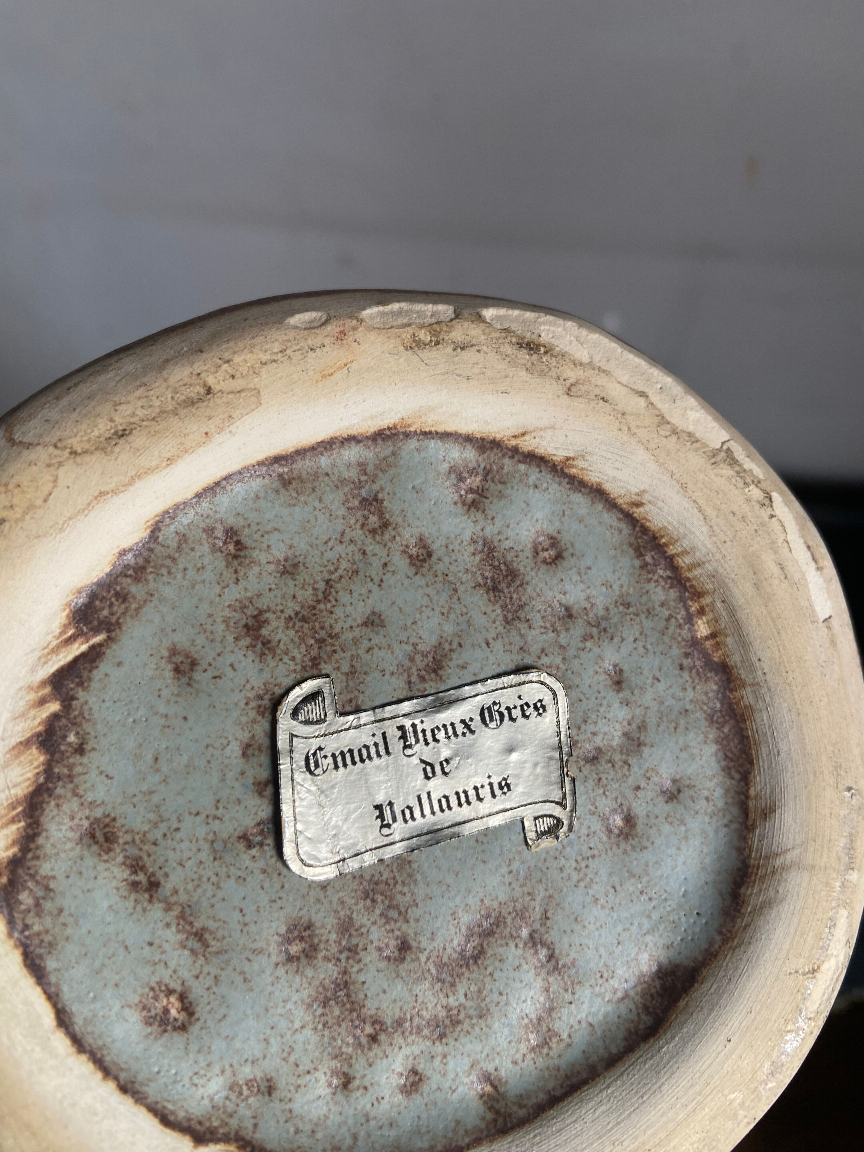 Vallauris free-form vase 60s-70s