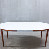 Vintage oval dining table, 1960