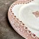 Longwy round dish in brown ironstone, "Andalous" service