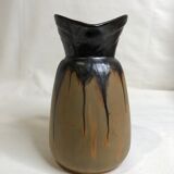 Art Nouveau pitcher in flamed stoneware from Denbac model 234