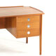 Bureau Dyrlund en teck de design danois moderne du milieu du siècle