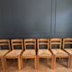 Set of six chairs Maison Regain 1970s/80s