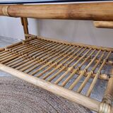 Rattan coffee table