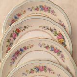 Suite of 4 flat plates Limoges