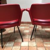 Paire de fauteuils Joseph André Motte edition Steiner