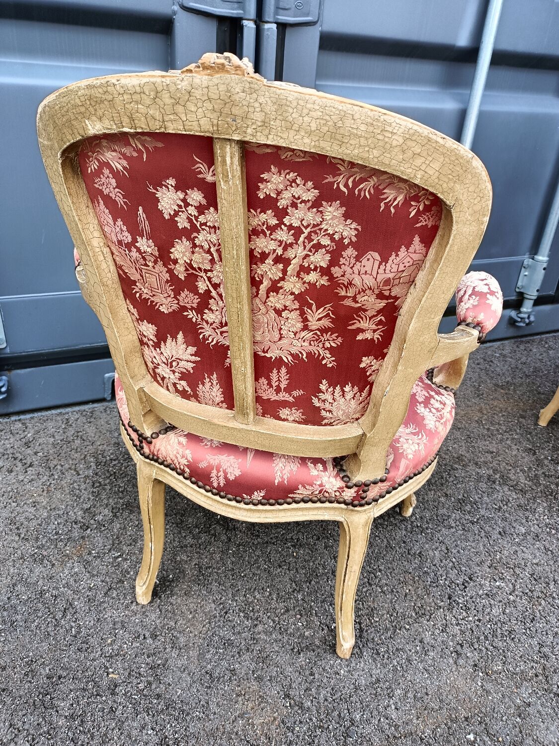 Pair of antique armchairs Louis XV style