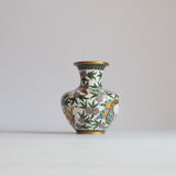 Cloisonné enamel butterfly vase, China 1950s