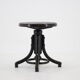 1930s Fischel adjustable stool, Czechoslovakia