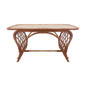 Rattan coffee table