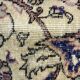 Coussin en tapis vintage fait main